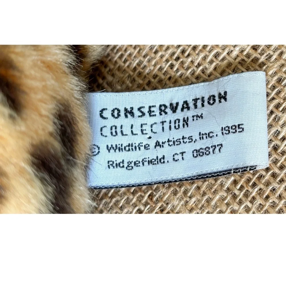 Vintage Big Cheetah Plush Stuffed Animal Realistic Conservative Collection